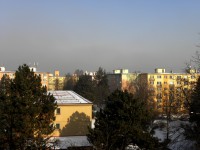 8.1.2017 Smog v Ostravě, není vidět TV vysílač