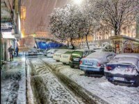 zima už i v Bulharsku v Sofii